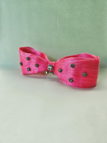 Large Handmade Bow Clip