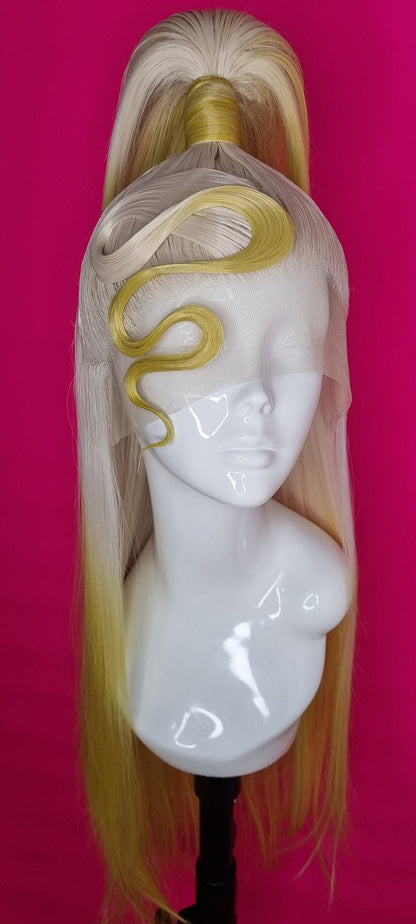 Miss Swirl - White and Yellow