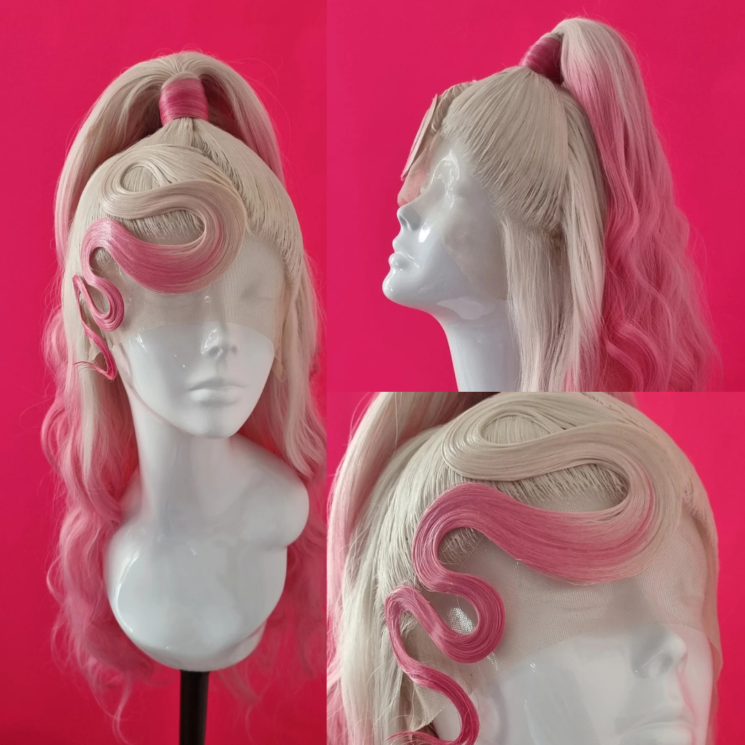 Miss Swirl - Pink and White