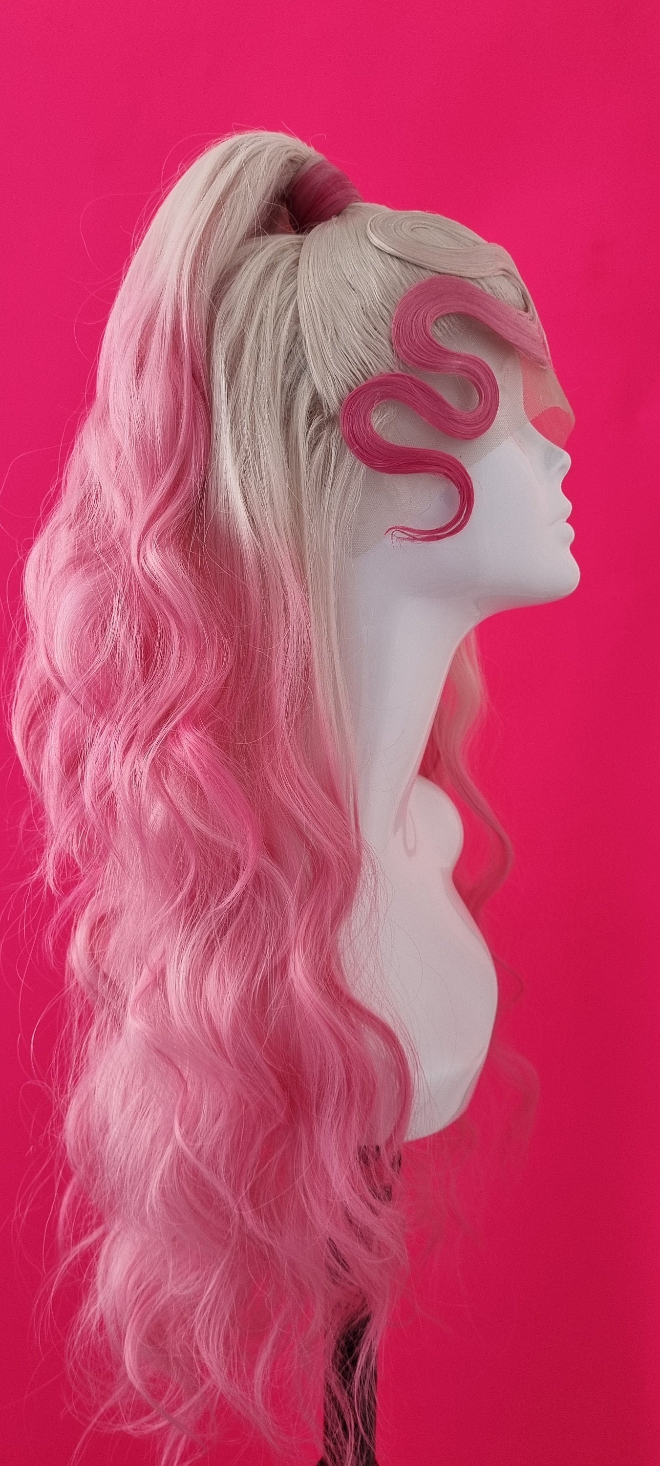 Miss Swirl - Pink and White