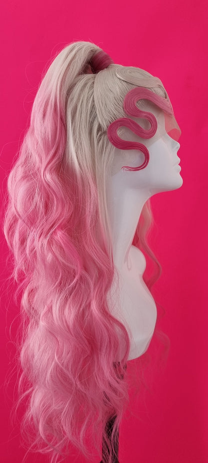 Miss Swirl - Pink and White